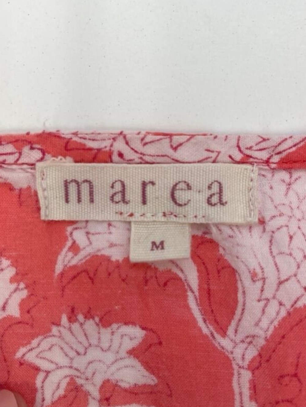 Marea block print top, medium - Picture 3 of 5